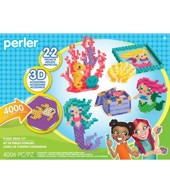 Perler 4006ct Magical World of Mermaids Fuse Bead Kit