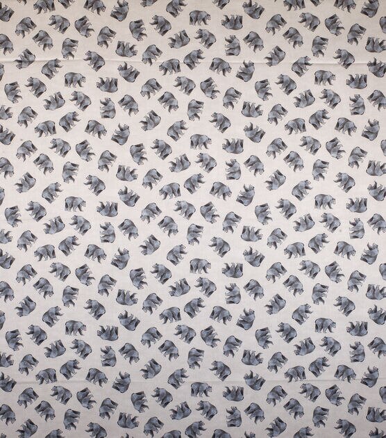 West Virginia Cotton Fabric Tossed Icons, , hi-res, image 2