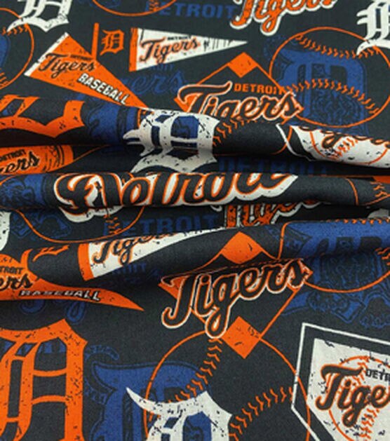 Fabric Traditions Detroit Tigers Cotton Fabric Vintage, , hi-res, image 3