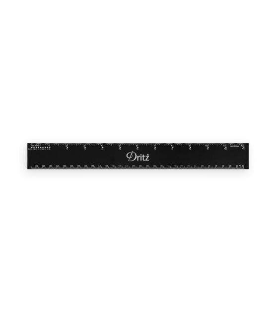 Dritz 12" Specialty Ruler, Aluminum, Black, , hi-res, image 3