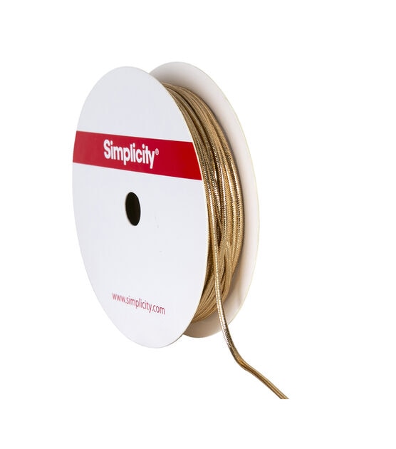 Simplicity Twisted Cord Trim 0.63'' Rose Gold, , hi-res, image 3