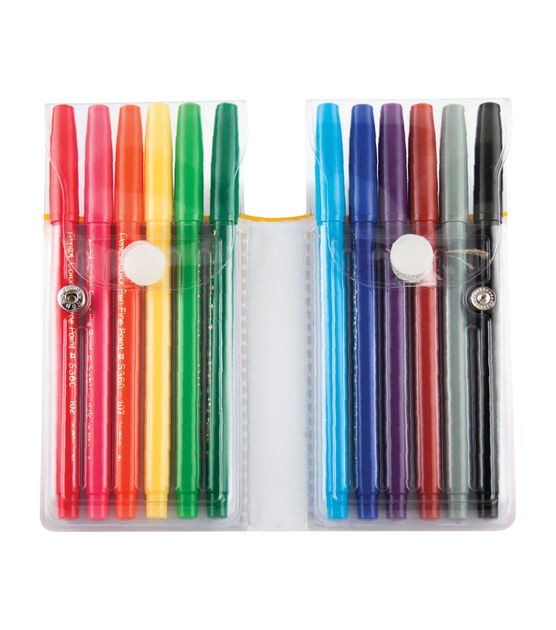 Pentel Color Pen Set 12 Colors