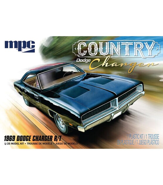 MPC 1969 Country Dodge Charger 1:25 Scale Plastic Model Car Kit
