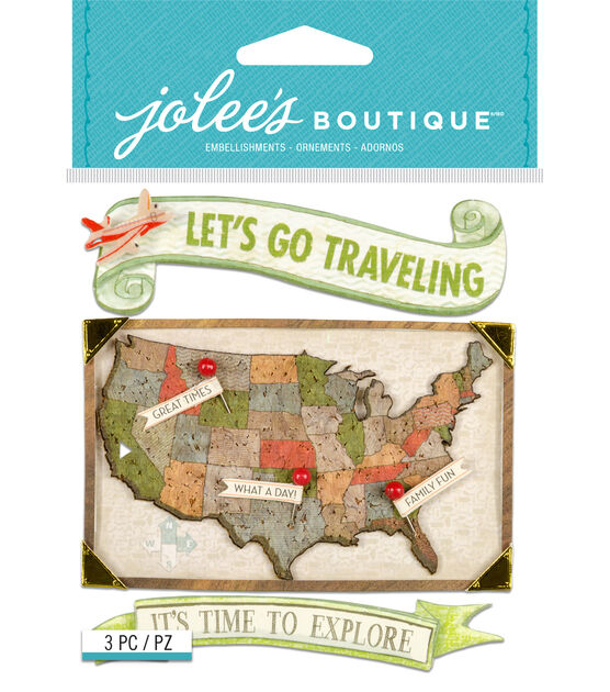Jolee’s Boutique Stickers USA Map