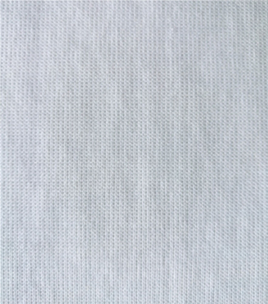 Summer Ponte Knit Fabric 58'' Solid, White, swatch