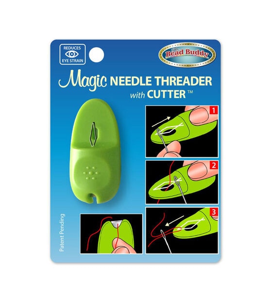 Bead Buddy Magic Needle Threader with Cutter