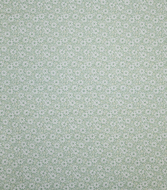 Flower Patch on Green Quilt Cotton Fabric by Keepsake Calico