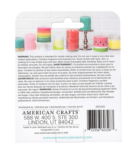 We R Memory Keepers 3 pk Wick Fruit Smoothie Candle Making Scents, , hi-res, image 2