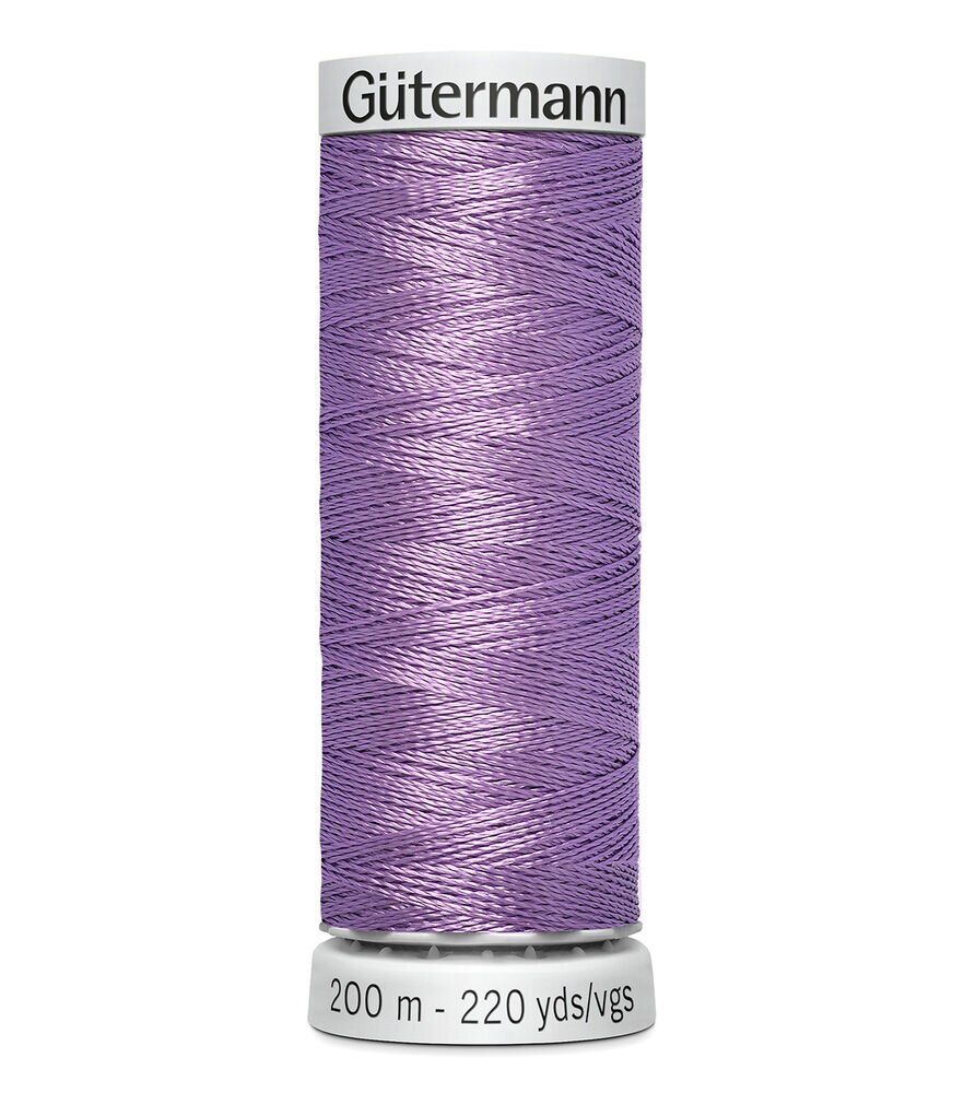 Gutermann 200M Dekor Thread, 5865 Dark Lilac, swatch