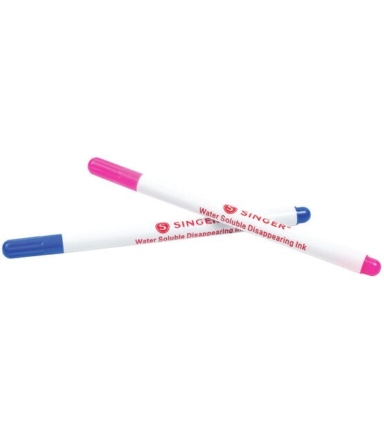 SINGER Fine Point Disappearing Fabric Marking Pens 2ct, , hi-res, image 5