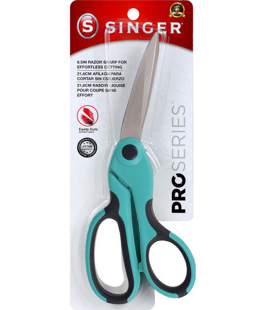 SINGER ProSeries Heavy-Duty Bent Sewing Scissors 8-1/2"