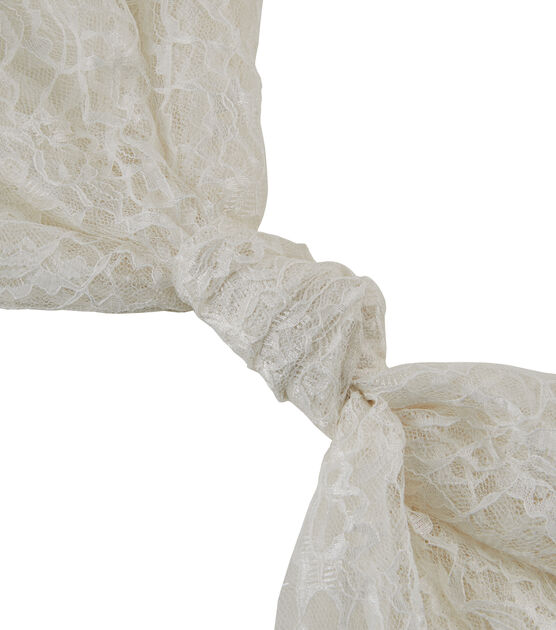 Ivory Lace Fabric by Casa Collection, , hi-res, image 6