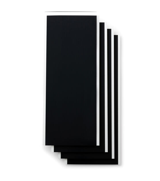 Cricut Joy 5.5" x 13" Black Removable Writable Vinyl Sheets 4ct, , hi-res, image 2