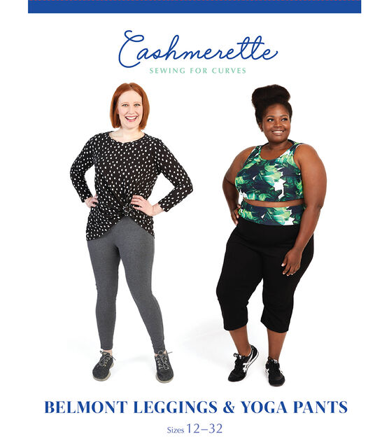 Cashmerette Size 12 to 32 Women's Leggings & Yoga Pants Sewing Pattern