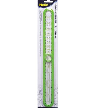 Helix® Stainless Steel Ruler, 18