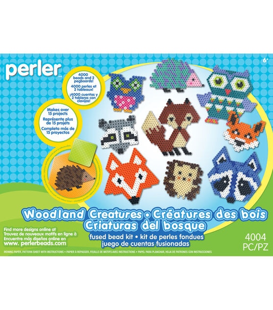 Perler 4007pc Woodland Creatures Fused Bead Kit