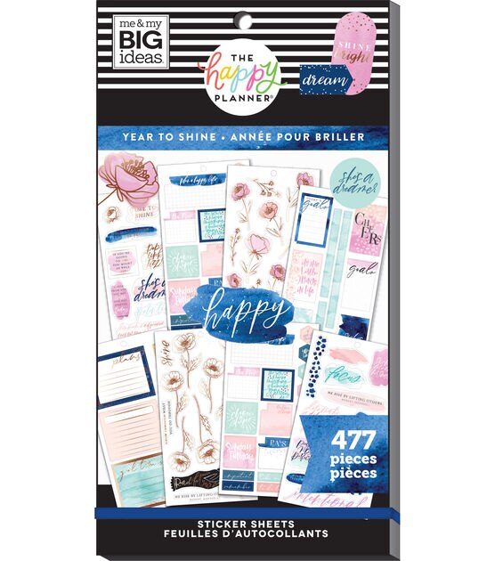 477pc Year to Shine Happy Planner Sticker Pack