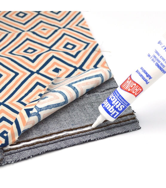 Dritz Liquid Stitch Permanent Fabric Adhesive, 0.5 fl. oz. (3 pc), , hi-res, image 4