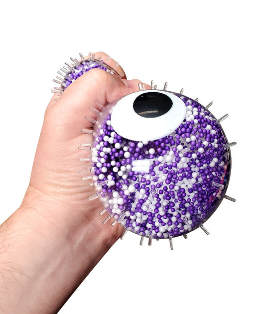 4" Puffer Styrofoam Air Filled Squeeze Stress Ball Toy
