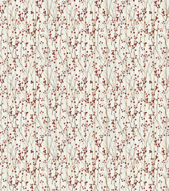 Springs Creative Winter Berries Christmas Cotton Fabric, , hi-res, image 2