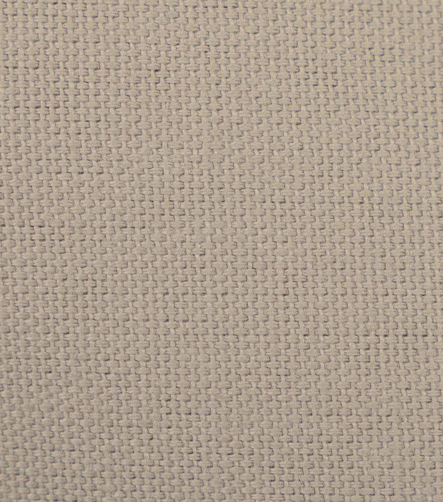 Duck Canvas Fabric, Grey, swatch