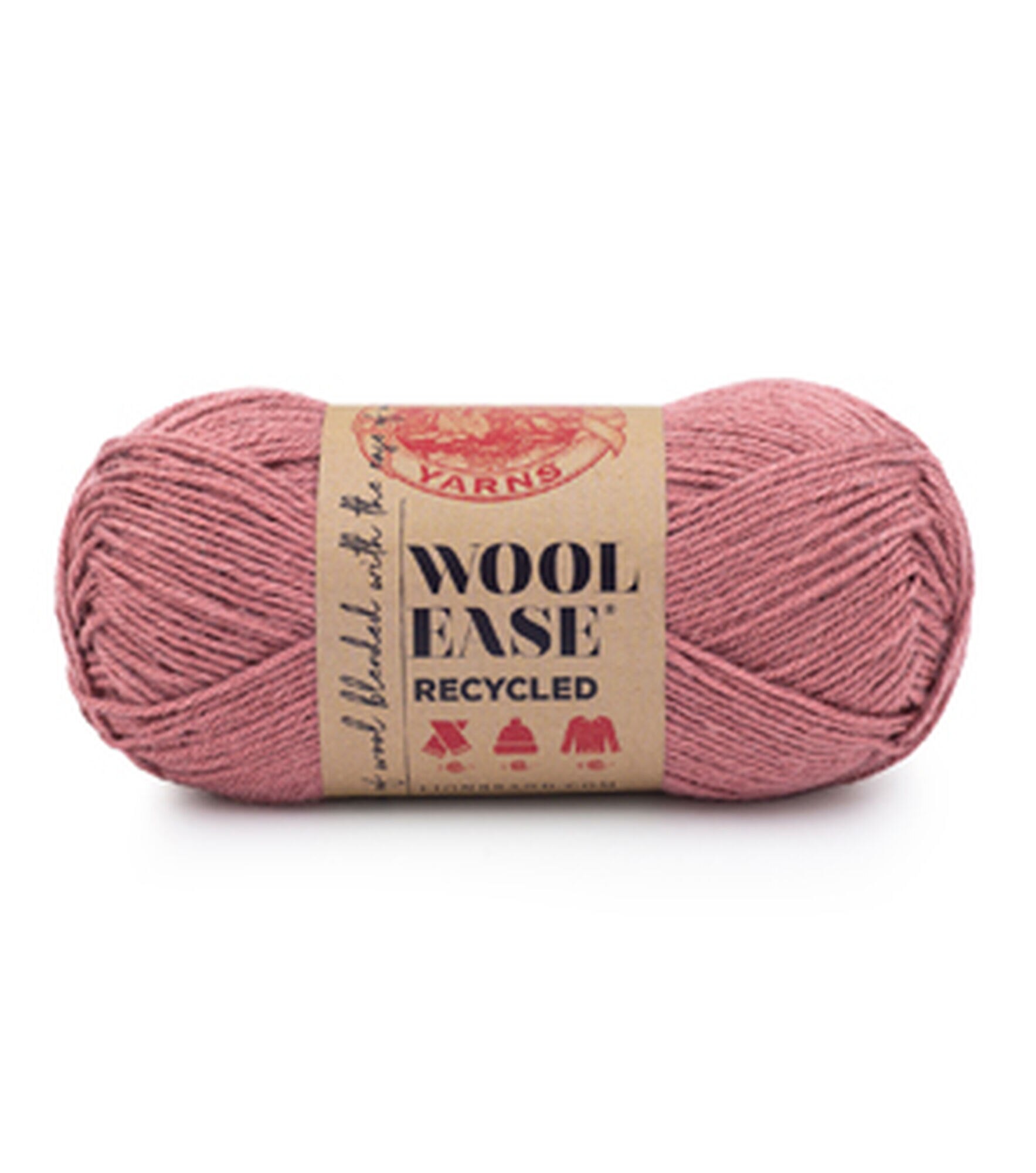 Lion Brand Wool Ease Recycled Natural 196yds Worsted Wool Blend Yarn, Terracotta, hi-res