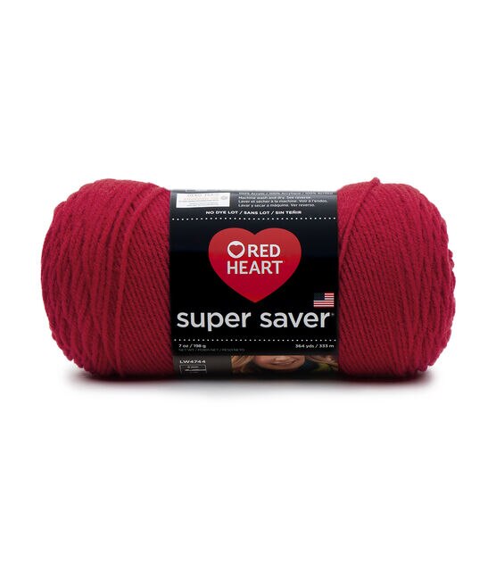 Red Heart Super Saver Worsted Acrylic Yarn, , hi-res, image 1