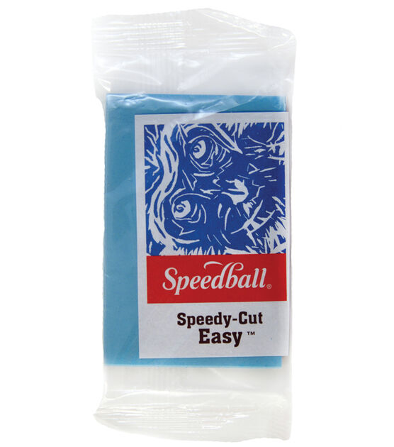 Speedball Speedy Cut Easy Blue Block 2in x 3in
