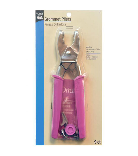 Dritz Grommet Pliers for 3/8" Grommets, Pink