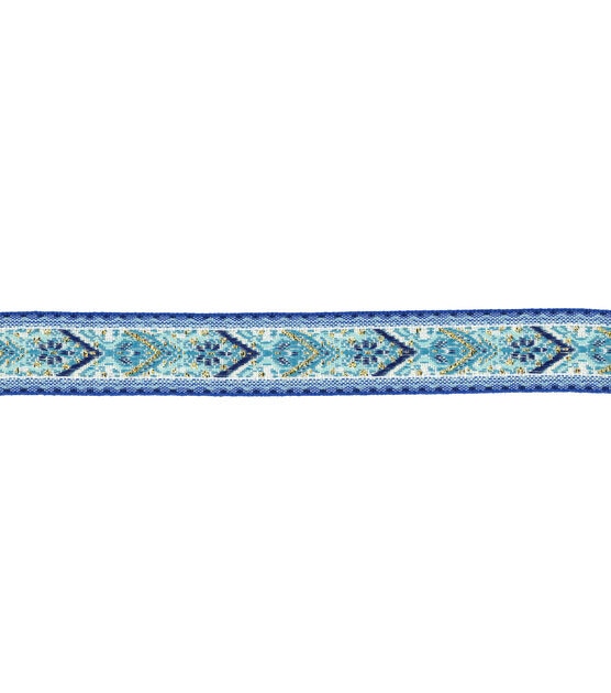 Wrights Woven Band Trim 0.75'' Light Blue, , hi-res, image 2