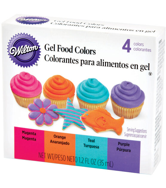 Wilton 8-Icing Colors Set, Assorted - 4 oz box