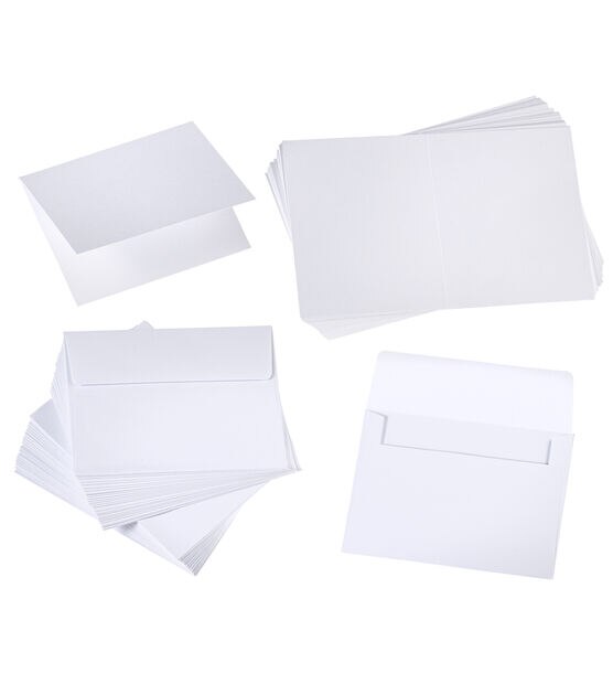 50ct White A2 Cards & Envelopes by Park Lane, , hi-res, image 2
