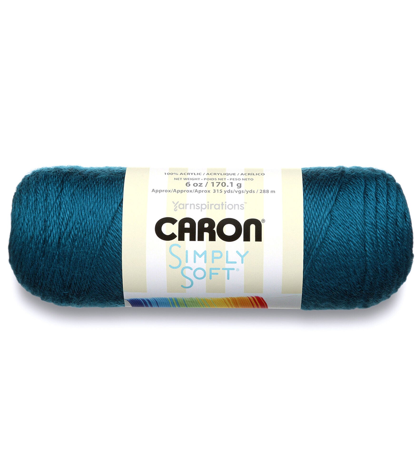 Caron Simply Soft 315yds Worsted Acrylic Yarn, Pagoda, hi-res