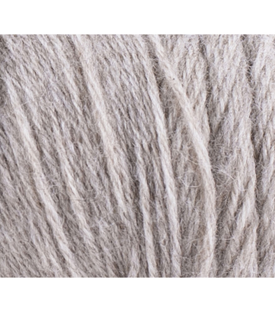 Lion Brand Fishermen's Worsted Wool Yarn, Oatmeal, swatch, image 4