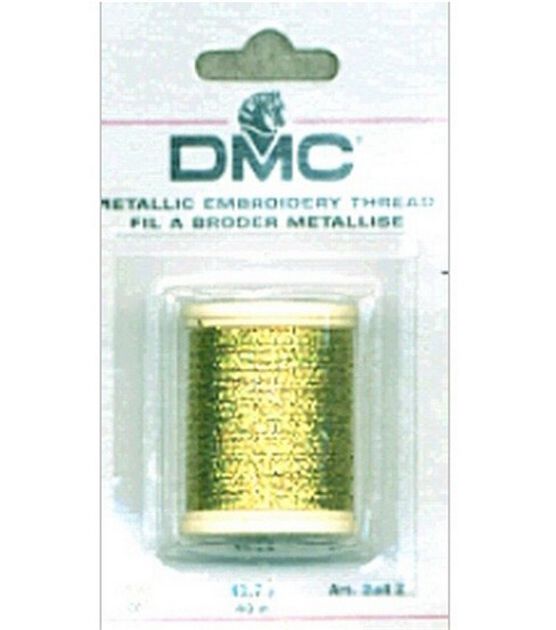 DMC Metallic Embroidery Thread 43.7 yards Gold