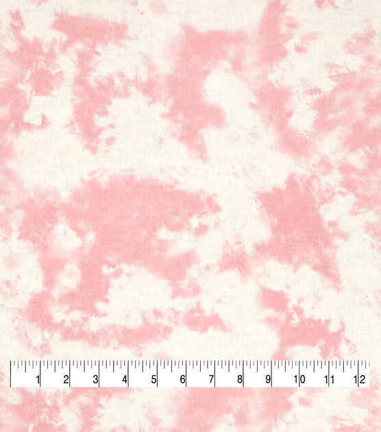 Light Pink Tie Dye  Super Snuggle Flannel Fabric, , hi-res, image 3