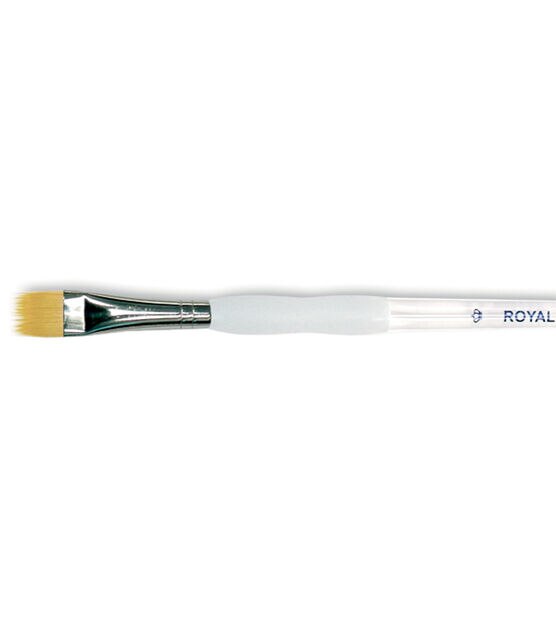 Royal Brush Soft Grip Golden Taklon Comb Brush 3/8" Width