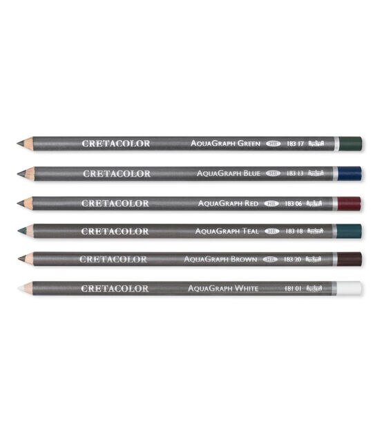 Cretacolor Graphite Water Soluble Pencil Set AquaGraph Colors Pocket Set, , hi-res, image 5