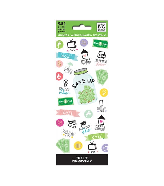 341pc Budget Happy Planner Stickers