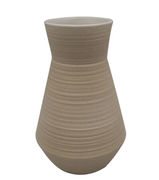 9" Ivory Sandstone Ceramic Planter by Bloom Room