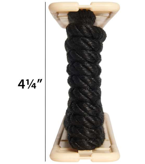 Conso 3/8in Black Cord with Lip, , hi-res, image 5
