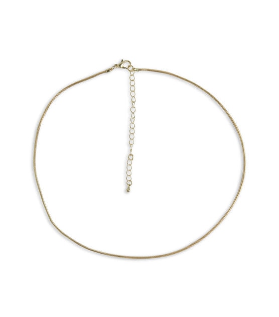 16" Gold Snake Necklace by hildie & jo, , hi-res, image 2