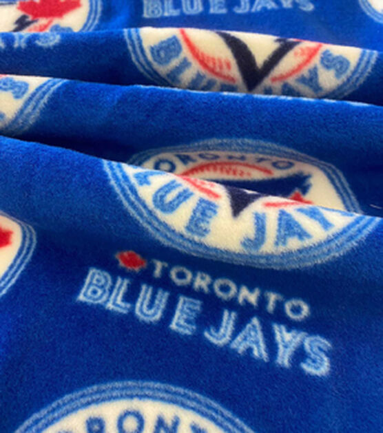 Fabric Traditions Toronto Blue Jays Fleece Fabric Logo, , hi-res, image 3
