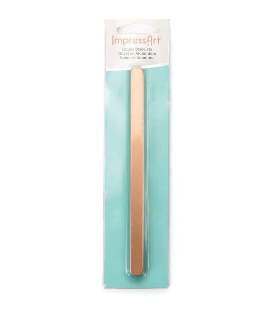 ImpressArt 6''x0.38 oz 0.56 oz Copper Bracelet Premium Stamping Blanks