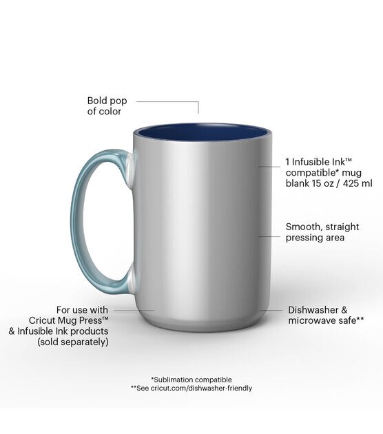I used the Cricut Mug Press + Infusible Ink to create a custom mug ✨ #, cricut  mug press