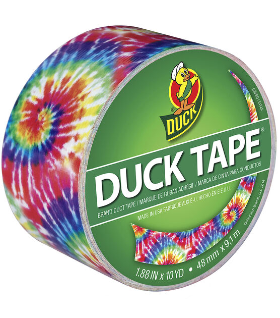 Patterned Duck Tape 1.88"X10yd Love Tie Dye