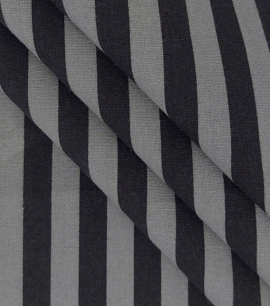 Better Homes & Gardens Wide Stripe Gray 8 Yards by the Bolt 54 Width 100%  Cotton Fabric