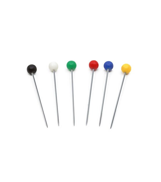 Dritz 1-1/4" Ball Point Pins, Assorted, 100 pc, , hi-res, image 4