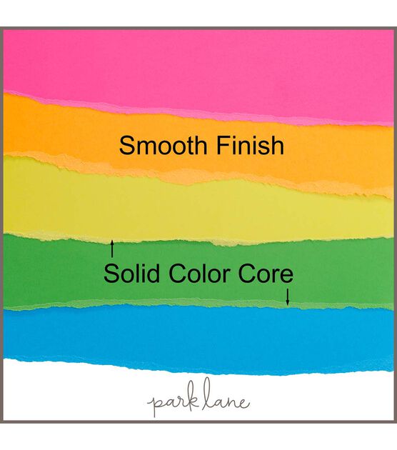 50 Sheet 8.5" x 11" Neon Solid Core Cardstock Paper Pack by Park Lane, , hi-res, image 5