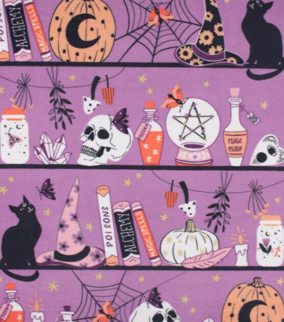 Halloween IV - Stitch Boo Purple — Fabric Shack